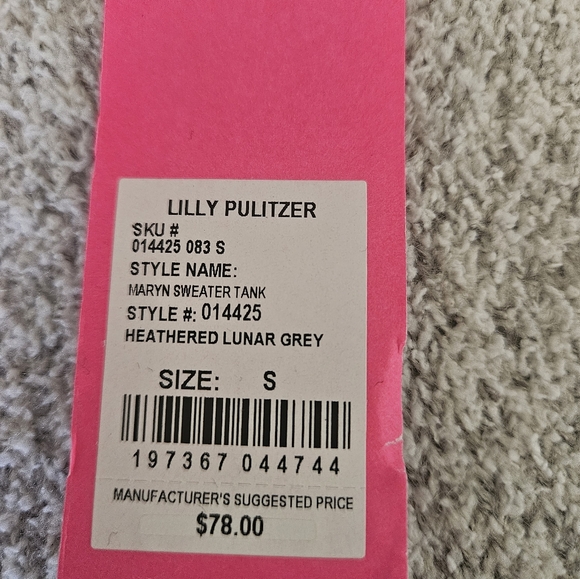 Lilly Pulitzer Sweater Tank Top! - Picture 5 of 8